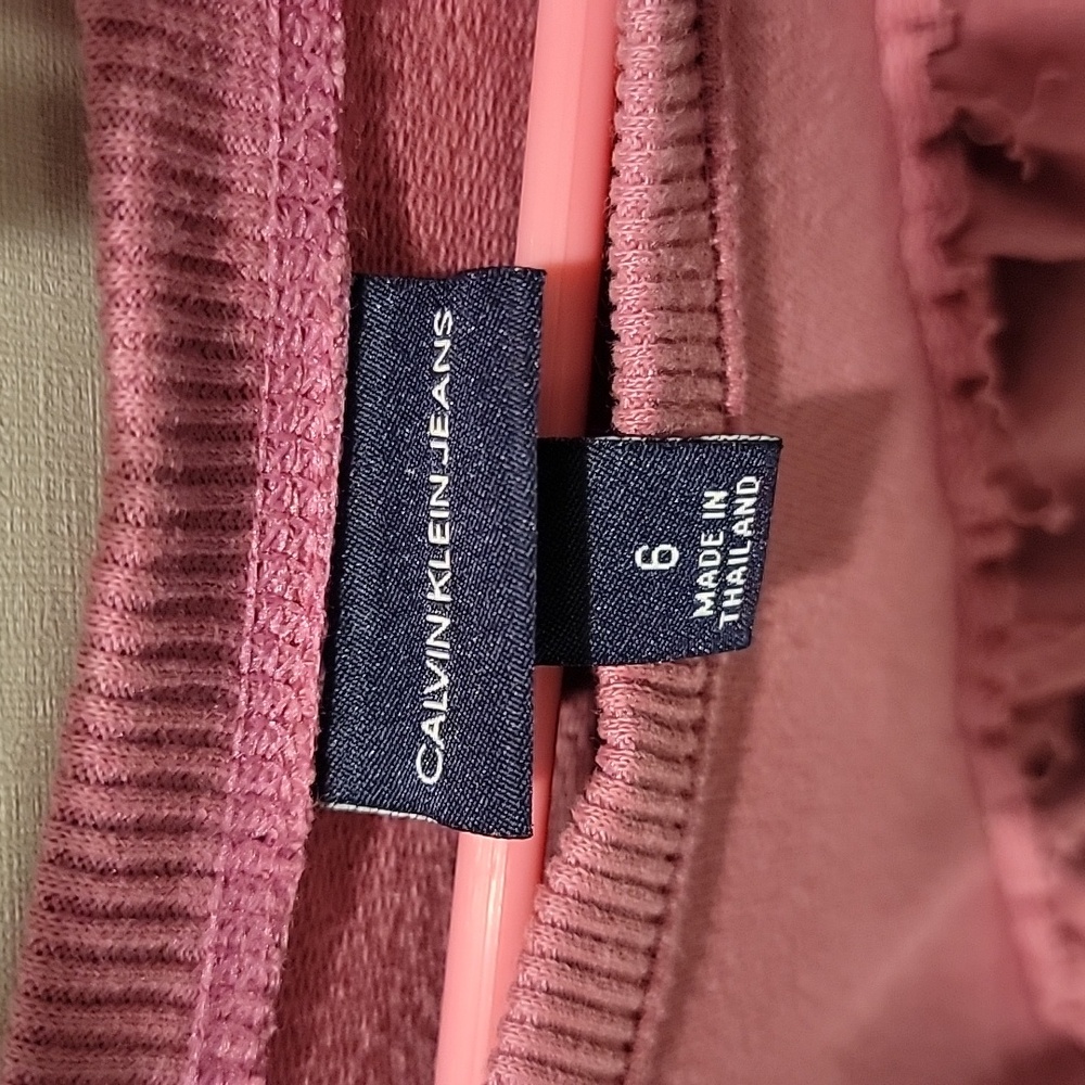Calvin Klein Ruffle Sweatshirt - Picture 2 of 2